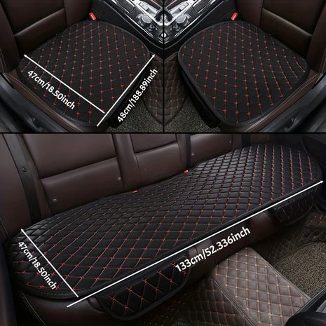 3Pcs Car Seat Cover Universal Car Seat Cushion Breathable Comfort Car Seat Protector Pad Car Interior Accessories