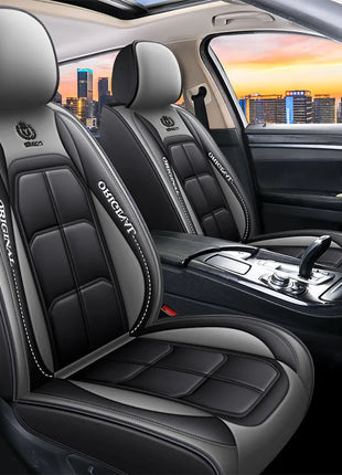 All inclusive seat cover, full leather car seat cushion, Driver's seat cover or passenger seat cover, all season universal pad