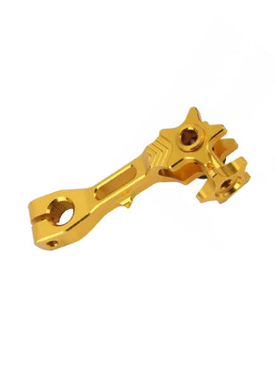 Universal Motorcycle CNC Aluminum Rear Brake Rocker Arm Adjustable Brake Tension Refit Lever Dirt Bike Pit Bike Off-Road Racer