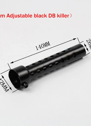Universal Motorcycle 35mm 42mm 45mm 48mm 60mm DB Killer Exhaust Can Muffler Insert Baffle DB Killer Silencer Stainless Steel