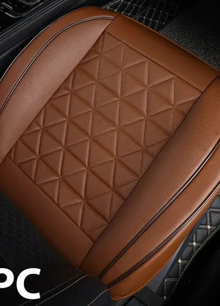New Front Car Seat Cover PU Leather Cars Seat Cushion Automobiles Seat Protector Universal Car Chair Pad Mat Auto Accessories