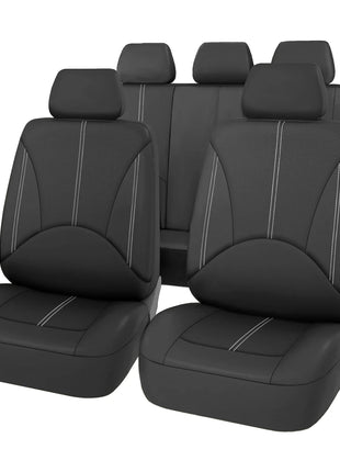 Universal 5-Seats Car Seat Cover Elastic Breathable leather Comfort Fit for most Cars