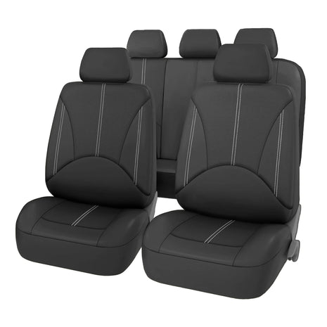 Universal 5-Seats Car Seat Cover Elastic Breathable leather Comfort Fit for most Cars