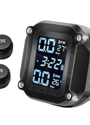 Motorcycle Wireless Tire Pressure Detector Motorcycle Tire Pressure Monitor M5 Combination Digital Display External Motorcycle W
