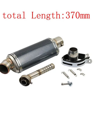 Universal 51mm Motorcycle Exhaust Muffler Escape Moto with DB Killer For Yamaha PCX125 FZ1N Z900 CBR500R R6 R25 R3 R1