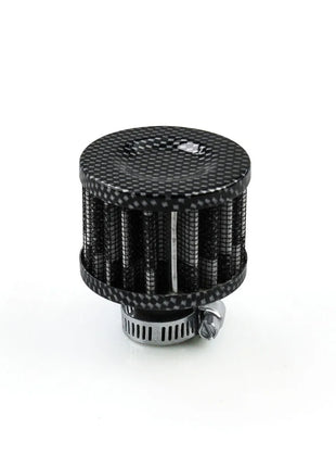 Universal 12mm Car Air Filter Vent Crankcase Breather Filter Valve Stem Covers Mini Air Breather Cold Air Intake