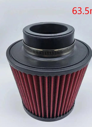 2.5 3 3.5 4 Inch Car Intake Air Filter for K＆N 14084-2 Universal High Flow Cone 102 89 76 70 63.5 60mm KN Tapered Mushroom Head