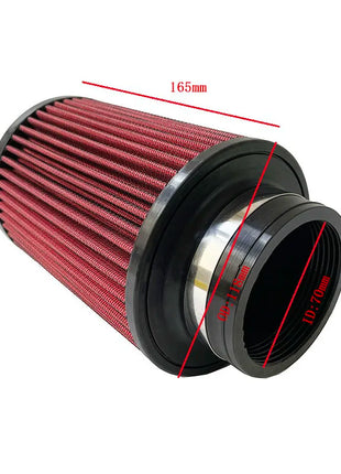 60mm 70mm Air Filter High Flow Cold Air Intake Universal Filters Vehicles Air Filters Car Accessories