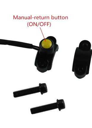 Universal 7/8 inch Motorcycle Switch Handlebar Mount Electric Power Start Kill Horn Fog Light With Wire Harness Button