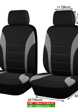 Universal Car Seat Covers Polyester Fabric Fit For Most Car Suv Truck With Airbag Compatible Car Accessories Interior Seat Cover