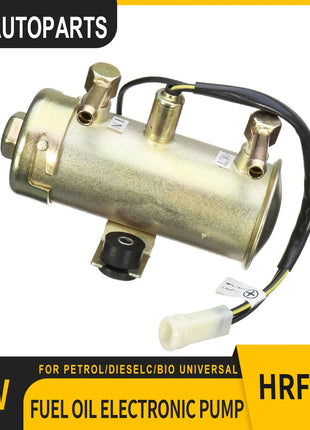Car Gasoline Diesel Fuel Oil Electronic Pump 12V Electric Fuel Petrol Pump Low Pressure HRF-027 For Petrol/Dieselc/Bio Universal