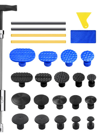PDR Car Dent Repair Tools Kits,Professional Auto Body Dint Hail Damage Tools Kit,Paintless Dent Removal Puller Tool