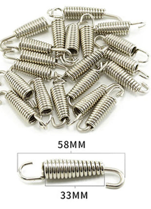 Universal Motorcycle Exhaust Spring Hooks Stainless Steel Exhaust Front