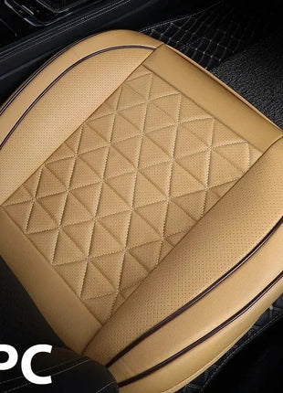 New Front Car Seat Cover PU Leather Cars Seat Cushion Automobiles Seat Protector Universal Car Chair Pad Mat Auto Accessories