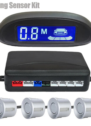 Multiple Radar Car Parktronic LED Parking Sensor Kit Radar Backlight Display Backup Monitor Detector System