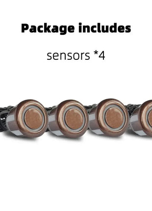 4PCS 22mm Ultrasonic Parking Sensors Reverse Backup Radar System Choose From Red, Black, White, Silver, Gray, Gold, and More!