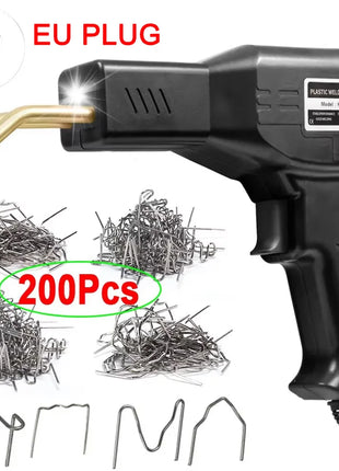 Plastic Welder Gun Welding Machine with Soldering Iron for PVC/Plastic Staple Repair, Car Bumper Repair Tools