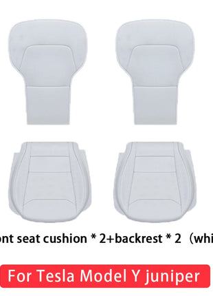 For Tesla Model Y 2025 2026 juniper Ventilation leather seat cover cushion Breathability Comfortable  seat Interior accessories
