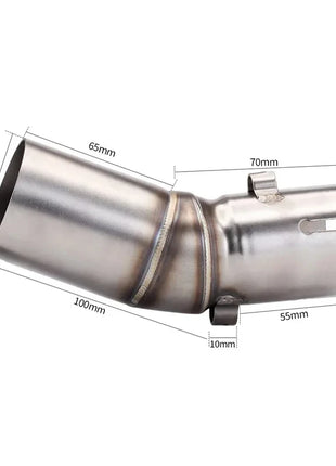 CF 450SR Motorcycle Exhaust System Modified Stainless Steel Exhaust Pipe Middle Section For CFMOTO 450SR 450 SR 2022 2023 Years