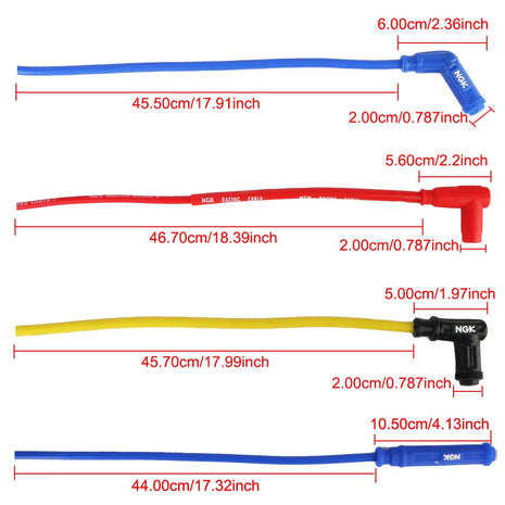 Lridium Cable Spark Plug Motorcycle lgnition Coil Universal For Dirt Bike Racing Go Kart ATV Scooter Moto