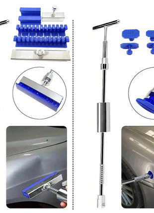 Car Universal Adhesive Blue Glue Tabs Replacement Tools Kit Paintless Dent Repair For Auto Remover Hail Pit