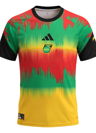 Jamaica Pre-Match Soccer Jersey World Cup 2026 Colorful