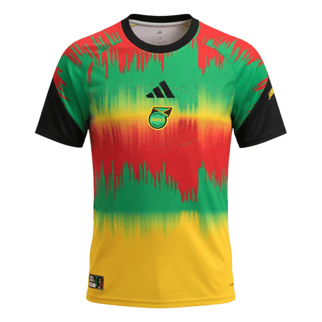 Jamaica Pre-Match Soccer Jersey World Cup 2026 Colorful