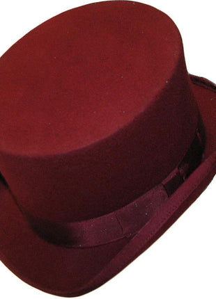 Hand Made Wool Top Hat Satin Lined Small To Xxl