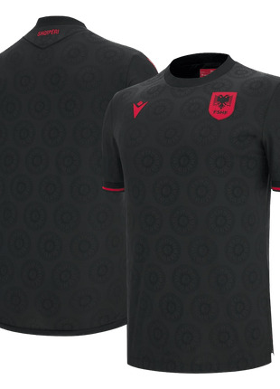 Albania Third Soccer Jersey World Cup 2026 – Black Albania Football Shirt