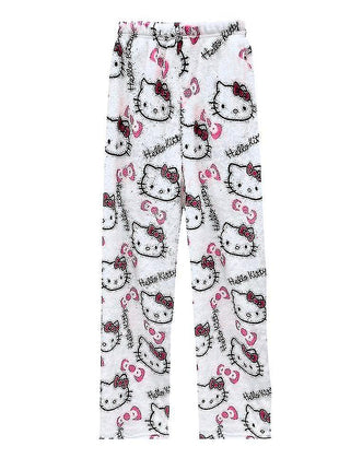 Kawaii Pajamas For Women Girls Christmas Cartoon Cat Hello Kitty Al...