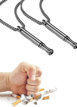 2x Stop Smoking Breathing Necklace, Anxiety Relief Necklacevape Nec...