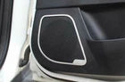 Inner Door Speaker Frame Cover Trim Silver Steel Fit For Ford Focus 12-18 4PCS
