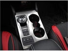 Cover trim Silver titanium central console water cup For 19-20 Ford Focus ST RS