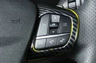 ABS Steering wheel strip For Ford Focus ST RS 2019-2020 cover trim carbon fiber