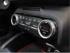 Aluminum Trim Silver Central Console AC Switch Button For Ford Focus ST RS 19-20