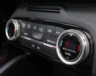 Aluminum Trim Silver Central Console AC Switch Button For Ford Focus ST RS 19-20
