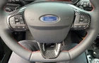ABS Steering wheel strip For Ford Focus ST RS 2019-2020 cover trim carbon fiber