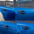 Exterior Side Door Bowl Fit for Ford Focus 2019-2020 Cover Trim 4pc Carbon Fiber