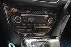 1PCS Central Console AC Switch Panel Trim Carbon Fiber 2012-2014 For Ford Focus
