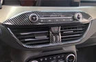 Carbon Fiber Central Console Air Outlet Vent Decor Fit for Ford Focus 2019-2020