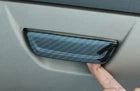 Carbon Fiber Interior Storage Box Handle For Ford Focus 2PC Cover Trim 2012-2018