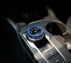Entral Console Gear Shift Button Trim Blue Aluminum For Ford Focus ST RS 19-20