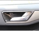 Fit for Ford Focus 2019-2020 Carbon Fiber 4pcs Inner Door Bowl Cover Decoration