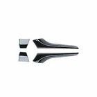 4P Gloss Black RearView Mirror Strip Molding Trim For Lexus RX350 450h 2016-2022