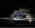 Entral Console Gear Shift Button Trim Blue Aluminum For Ford Focus ST RS 19-20