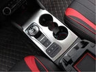 Cover trim Silver titanium central console water cup For 19-20 Ford Focus ST RS