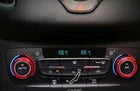 AC Knob Cover Trim For Ford Focus 2015-2018 Central Console Red Aluminum 2PCS