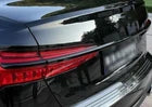 For Audi A6 C8 2019-23 Black Titanium Rear Door Trunk Cover & Tail Light Trim 3x