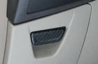 Carbon Fiber Interior Storage Box Handle For Ford Focus 2PC Cover Trim 2012-2018