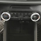 Aluminum Trim Silver Central Console AC Switch Button For Ford Focus ST RS 19-20